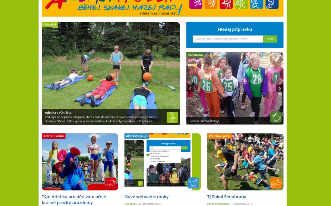 Atletika pro děti - Homepage